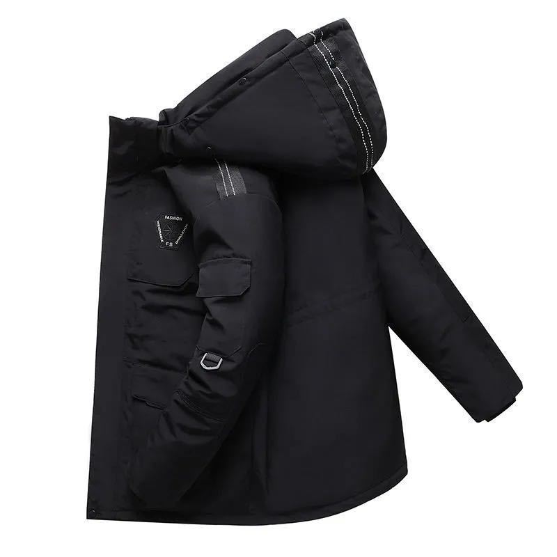 Мужской пуховик, мужские зимние любители, утепленное пальто, модная рабочая одежда