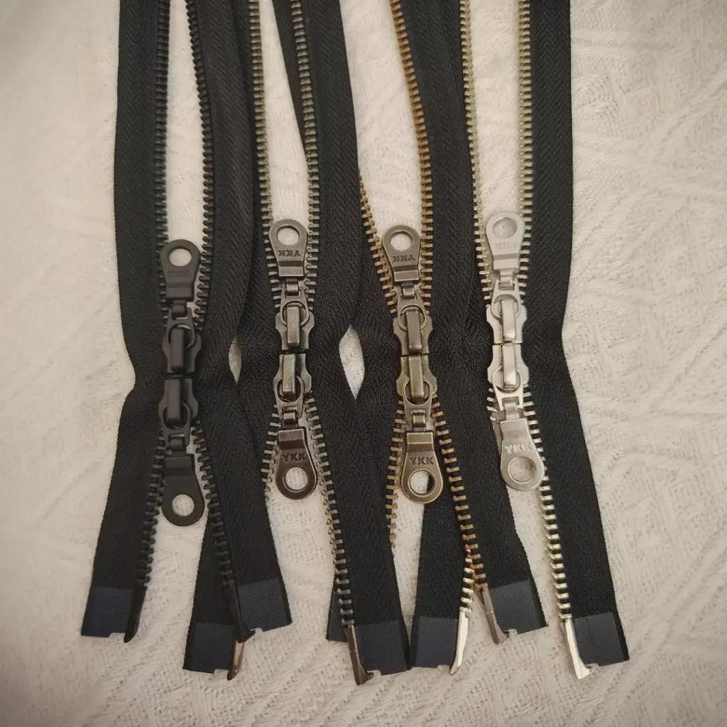 YKK №. 5 Металлическая молния с двумя замками для курток и свитеров