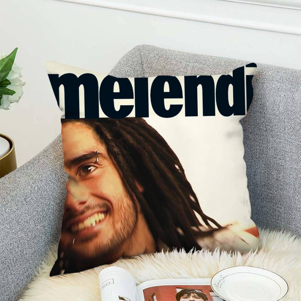 M-Melendi Pillow Case Album Case Sofa Decorative Home Double-sided Printing Short Plush Cute Cushion Cover