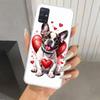 Милый Щенок Сердце Собаки Чехол для Телефона для Samsung Galaxy A52 A32 A22 A12 A02S A50S A30S A10S Note 20 Ultra 10 Plus S10 A31 A20 A71