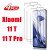 4Pcs For Xiaomi 11T Screen Protector Glass Film For Xiaomi 11T Pro Tempered 9H Glass For Xiaomi 11t Pro Glass