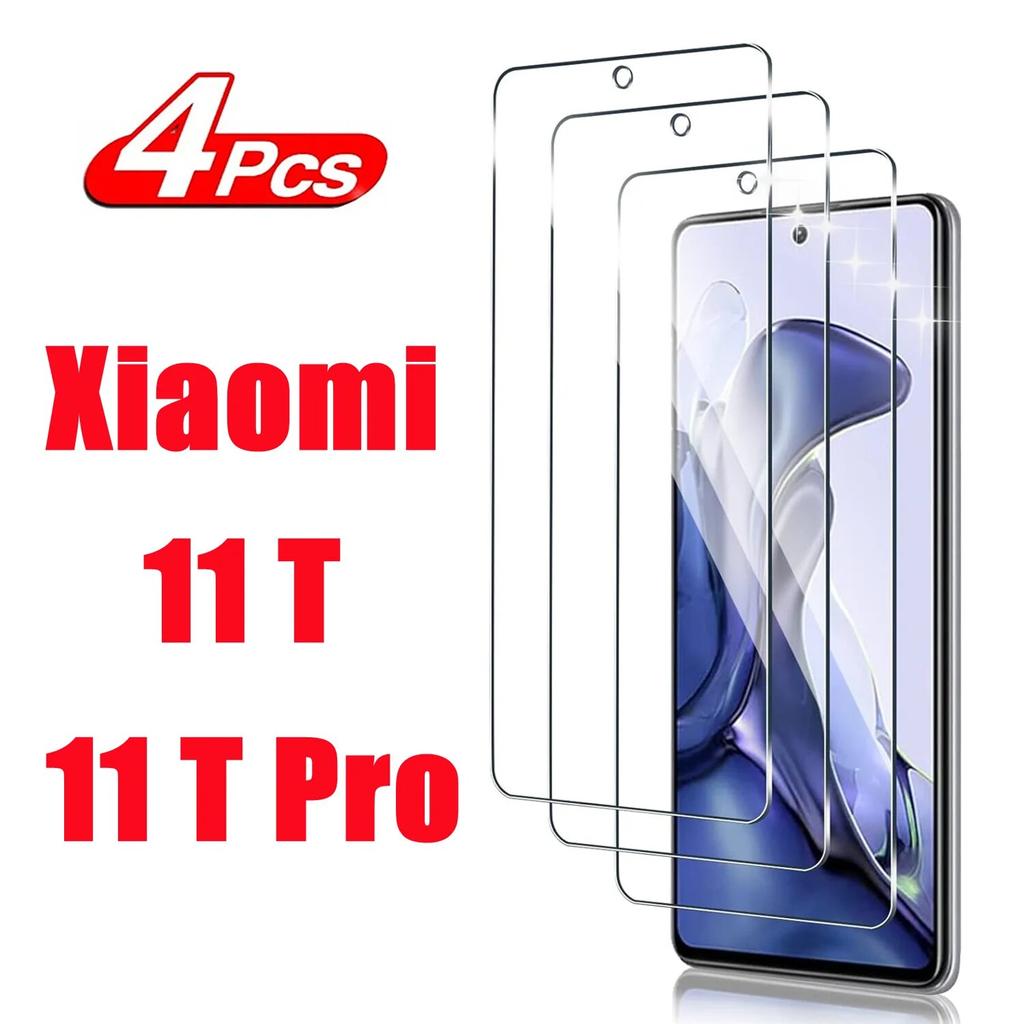 4 шт. для Xiaomi 11T Защитная пленка для экрана Xiaomi 11T Pro закаленное стекло 9H для Xiaomi 11t Pro стекло