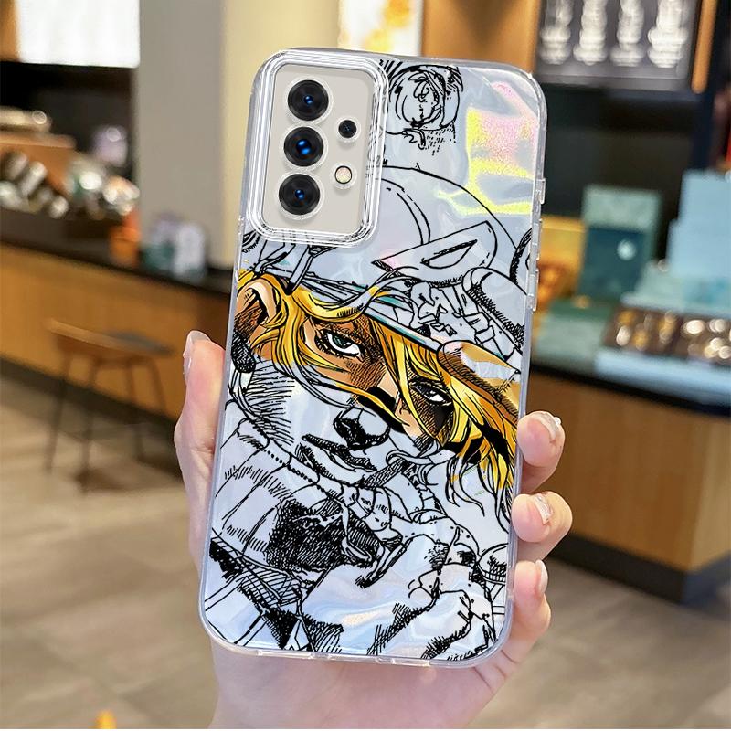 Горячий чехол для телефона JoJo Steel Ball Run для Samsung Galaxy S25 S24 S23 S22 S21 Plus Ultra A73 A72 A71 A55 A54 A53 Жесткий нескользящий чехол