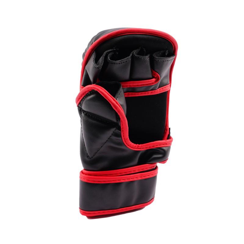 StormCloud Lynx MMA Sparring Gloves Black/Red 7oz XL