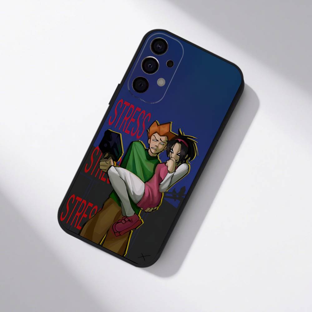 Чехол для телефона F-Friday Night Funkin для Samsung S25, S24, S21, S22, S23, S30, Ultra, S20, Plus, Fe, Lite, 5G Черный