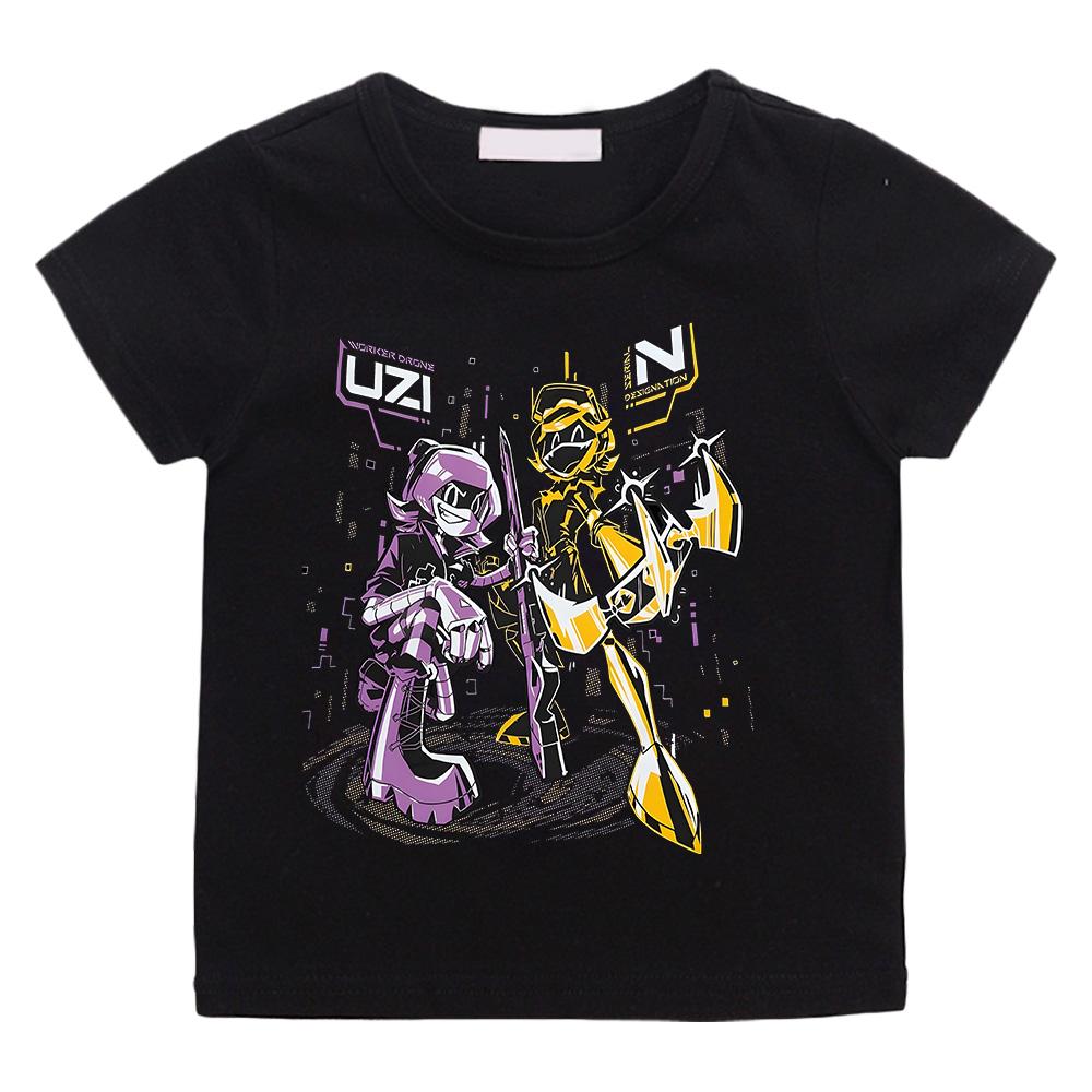 Murder Drones N and Uzi T-shirts Fashion Boys Girls Cotton Hot Anime Tees Teen Children Short Sleeve Clothes Cool Kids Tshirts