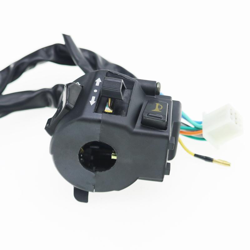 Переключатель управления рулем LMoDri 7/8 "22 мм, переключатели на руле мотоцикла с звуковым сигналом поворота, управление дальним ближним светом с