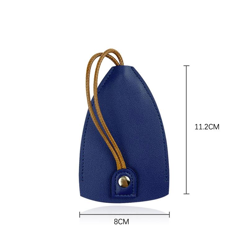 Portable Creative Simple Multifunction Car Keychain Wallet Soft Pu Leather Keys Organizer Holder Coin Purse Small Key Pouch