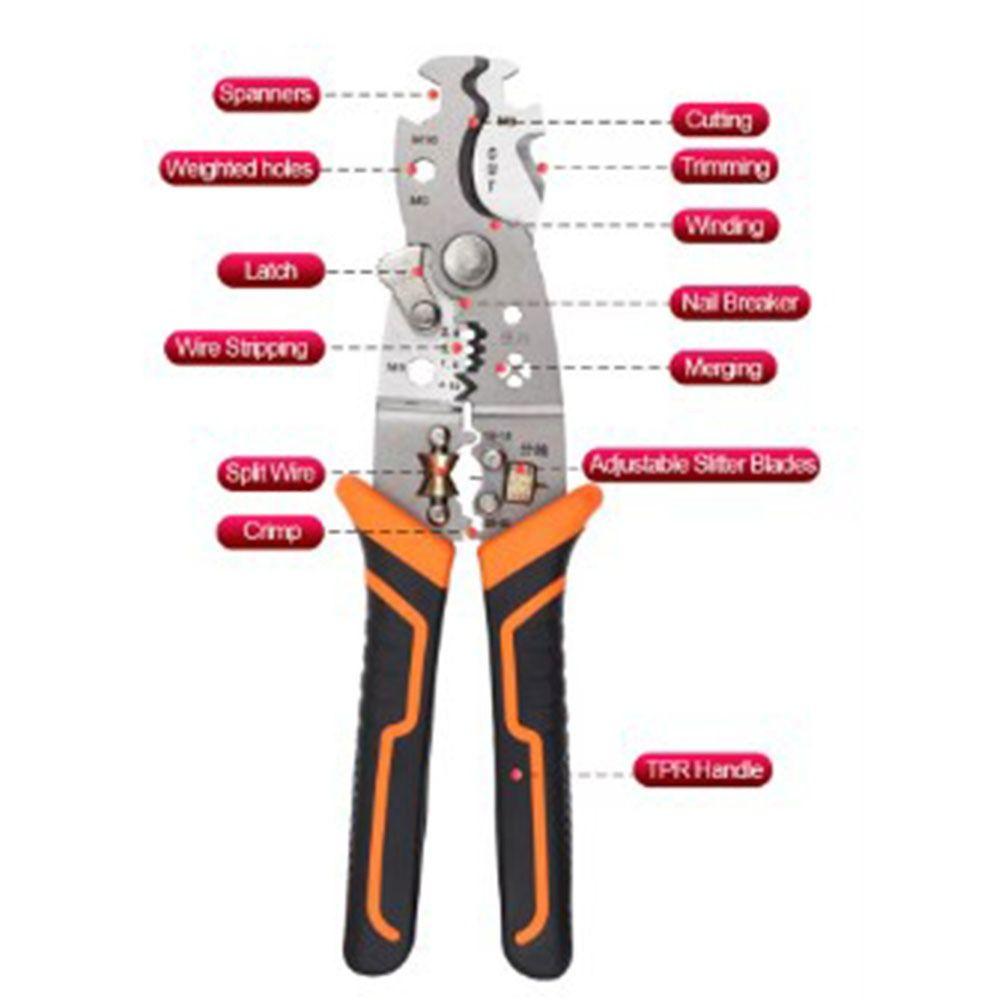 Time-Saving 28 in1 Cable Stripper Labor-Saving Electricians Pliers Crimping Pliers Hand Tool