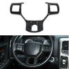 Для Dodge RAM 1500 2500 2011-2018 ABS Стиль под карбон Внутренняя наклейка Декоративная рамка на рулевое колесо Декорация салона автомобиля
