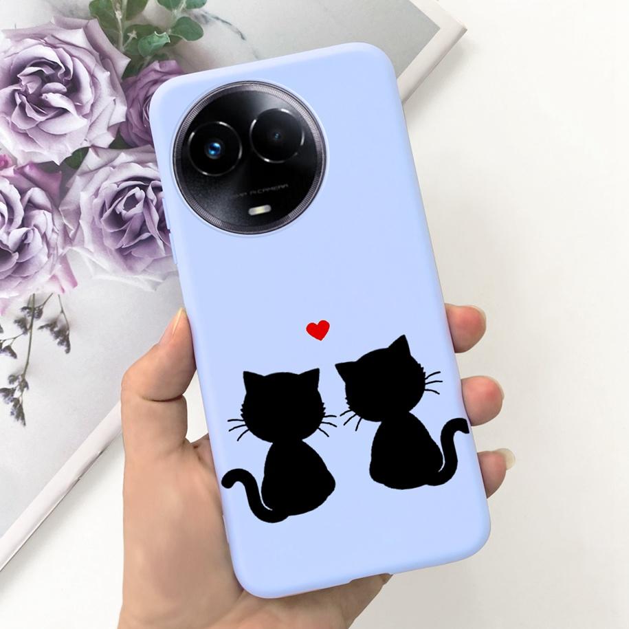 Ударопрочный Чехол Для Realme 11 5G / Realme 11X Чехол На Телефон Модный Девушки Мягкий Силикон Funda Для Realme11 11 X 2023 RMX3785 Coque