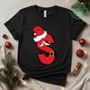 Santa Alphabet Womens TShirt Personalised Santa Family Christmas Leisure Streetwear Fashion Tees Brand Tshirt Y2k Tops Tshirt