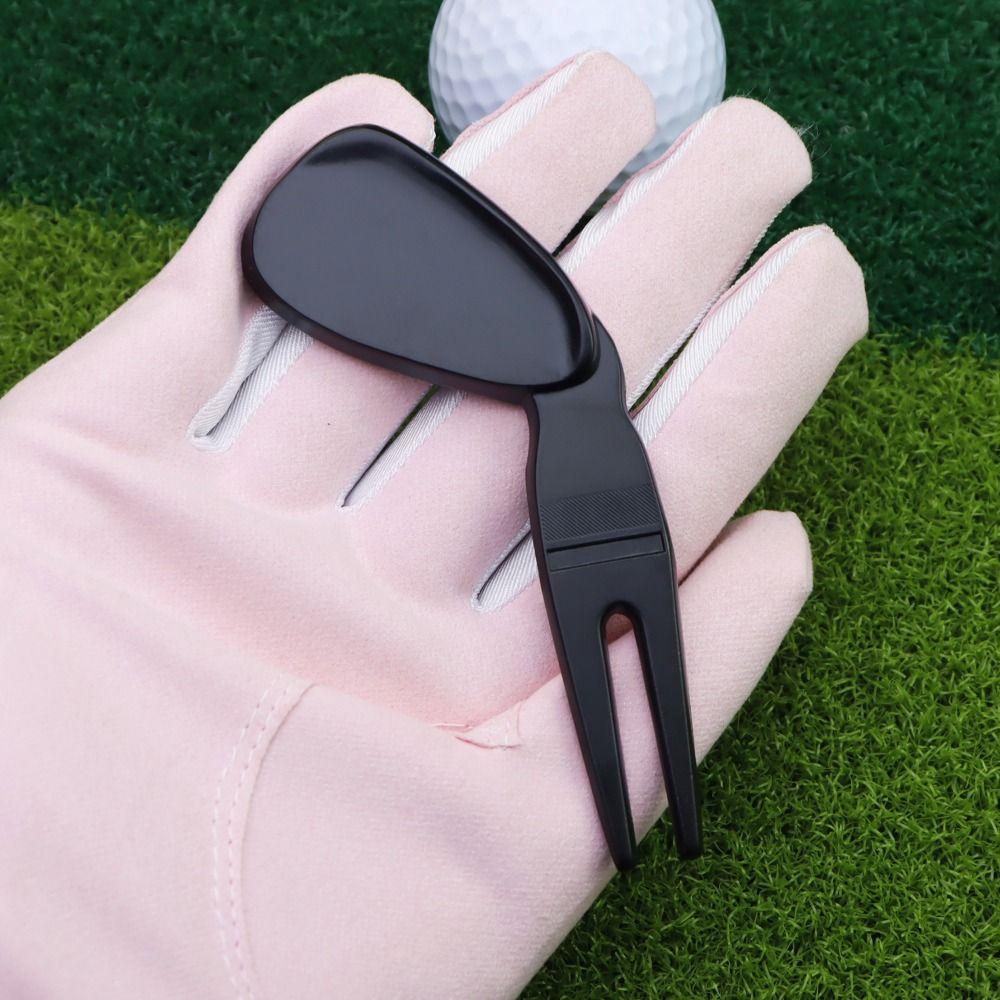 Spacecraft Golf Green Fork Magnetic Golf Ball Marker Golf Accessories Divot Fork  Play Golf