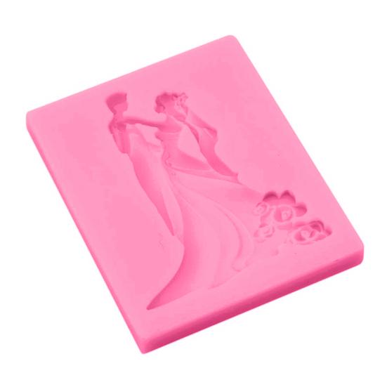 Wedding Groom Cake Mold and Bride Silicone Baking Fondant Sugarcraft Decor Tool