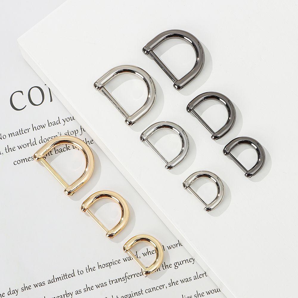 Detachable Shoulder Webbing Buckle Leather Craft Open Screw Screw D Buckle D Ring Buckle Clasp