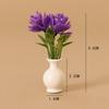 1:12 Plastic Simulation Vase 4 Colors Outdoor Vase Accessories  Miniature Dollhouse Decorations