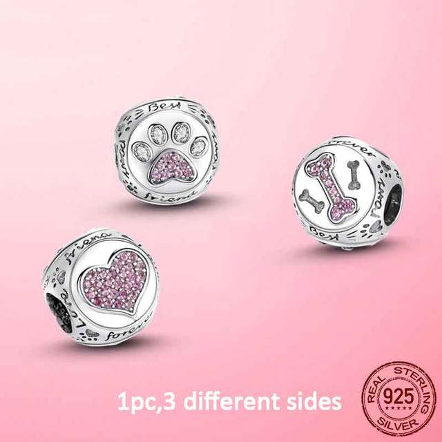 925 Sterling Silver O Pendant Love Heart Snake CZ Clip Charm Beads Fit Original Women Bracelet Bangle Silver 925 Jewelry