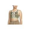 Dri-FIT Swoosh Air Force 1 Logo Print Medium Support Sports Bra Women Underwear Olive-Green DD1433-222