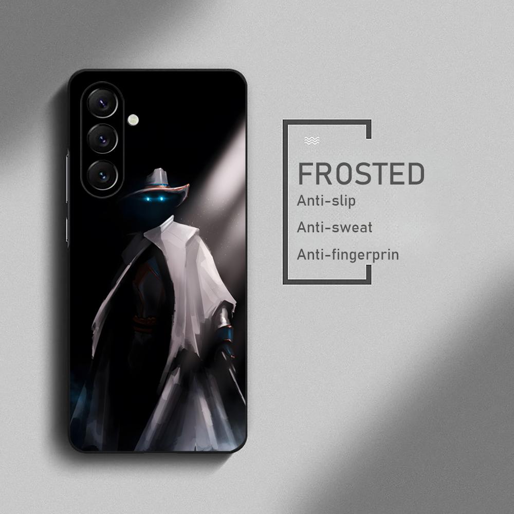 Valorant Game Cypher Cool Phone Case For Samsung Galaxy S25 S24 S23 S22 S21 S20 Plus Ultra Note20 Soft Black