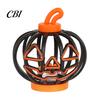Halloween Pumpkin Lights Lantern, LED Light Up Hollow Ornament, Battery Operated Statue with Warm for Indoor Outdoor Party Decor Creative Holiday