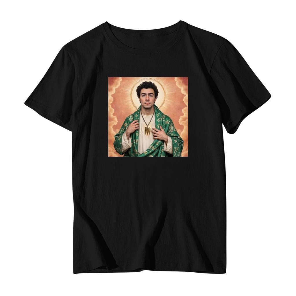 Повседневная модная спортивная футболка с круглым вырезом и принтом унисекс с коротким рукавом