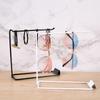 Comptoir Jewelry Organizer Modern Support Standing Iron Hanging Display for Ear Hooks