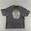 ВИНТАЖНАЯ Мужская футболка Metal Mulisha 2XL XXL Серая Череп Панк Гранж Графическая Повседневная