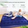 Надувной туристический матрас Zebian Outdoor с флокированным покрытием