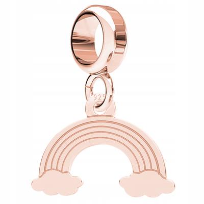Charms Gold Plated Rainbow Lucky Charm Hanging Clouds Treasure Silver 925