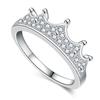 Lindon Classic Copper Alloy Zircon Ring Ladies Jewelry Wedding Promise Party Gift