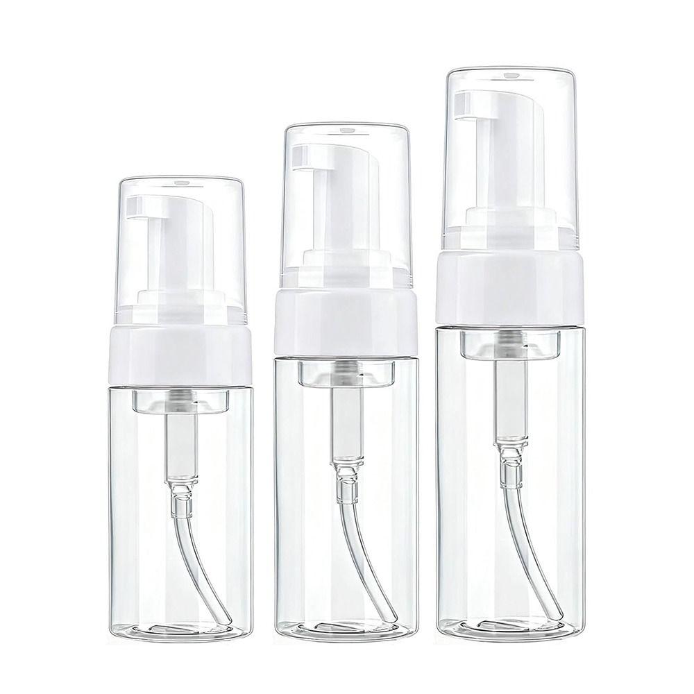 Plastic Empty Bottle Clear Foam Bottle Portable Refillable Bottle  Travel Cleaning