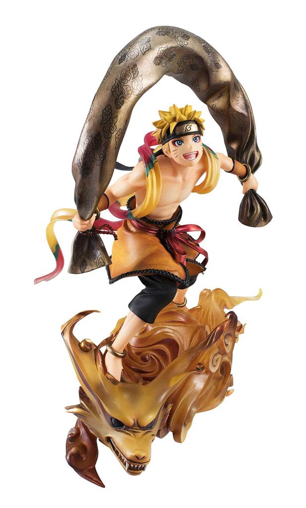 Ремикс серии NARUTO Shippuden Uzumaki Naruto Fujin примерно 180 мм ПВХ окрашенная готовая фигурка GEM