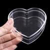 Empty Bottle Heart Shaped Candy Boxes Packaging Jar Nail Art Cosmetic Storage