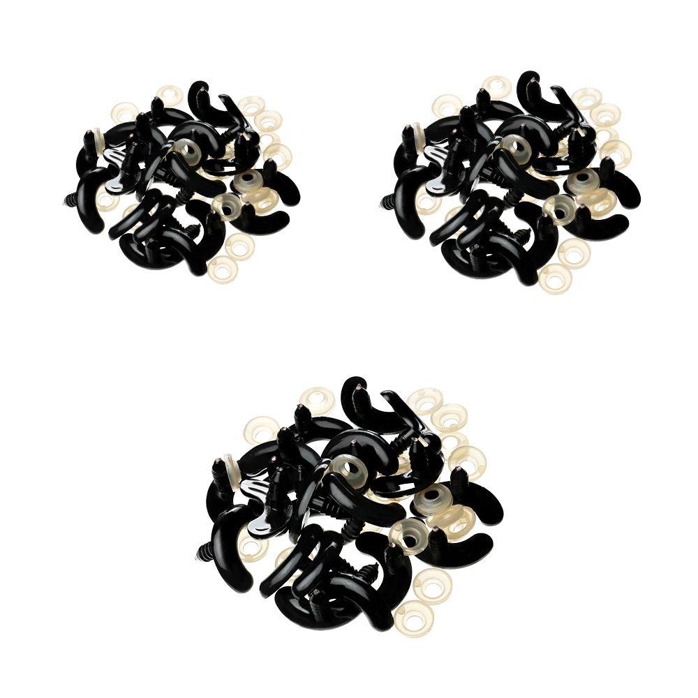 Медведь Аксессуары для животных Пластиковые нити Глаза Нос Куклы DIY Инструменты Кукольный хрустальный глаз Глаза Поделки