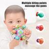 Baby Teething Toy Soft Silicone Teether for Newborns Infants Rocker Teeth Soother Learning Developmental Toy for Boys Girls 1-24 Months