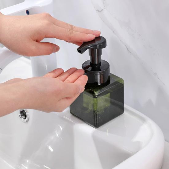 Пластиковый дозатор для мыла-пены объемом 250 мл/450 мл с защитой от протечек и возможностью повторного заполнения, создающий обильную пену