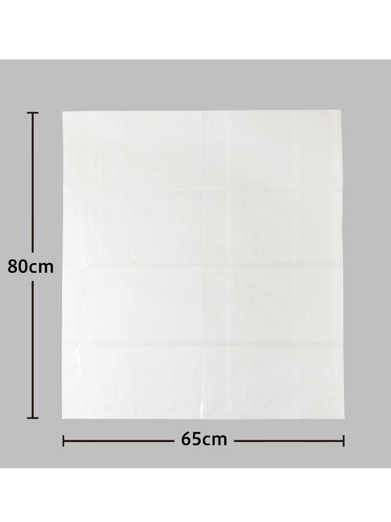 Химический японский мусорный мешок прозрачный пластиковый пакет 45л коробка 100 шт LD-45N