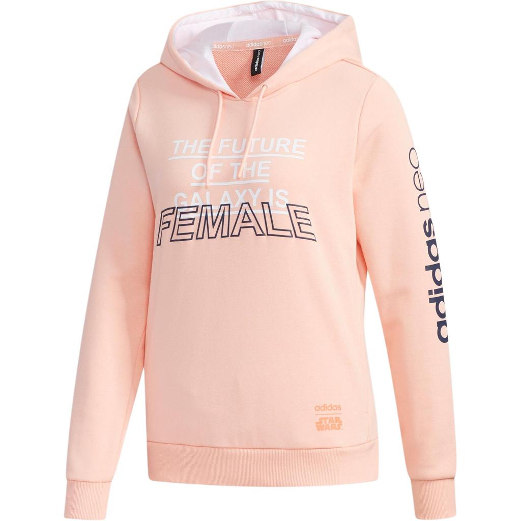 Adidas Neo Essentials Hoodie Women Sportswear Tops Light-Pink EI4552
