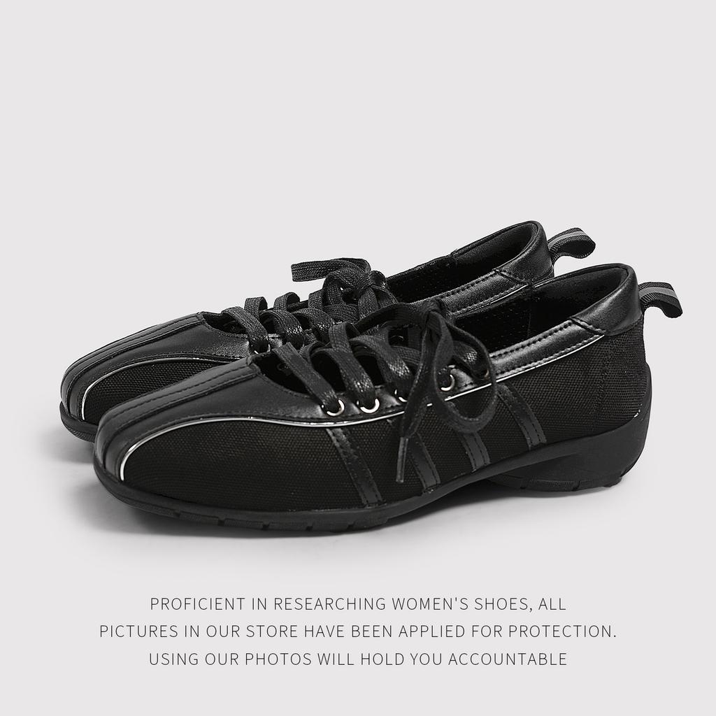 The Same Functional Girl Square Head Strap Inner Height Increase Casual Mary Jane Single Shoes Women'S Ballet Shoes