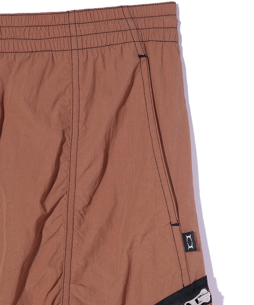 CRITIC Glossy Cargo Pants Brown