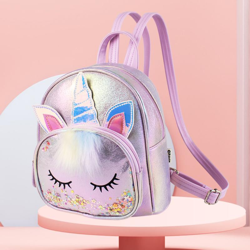 Рюкзак с единорогом, модный, милый, школьная сумка, детский сад, мультяшный рюкзак для маленькой девочки, большая вместимость, школьная сумка, рюкзак