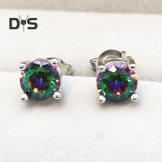 1 пара сверкающих сережек-гвоздиков со стразами из медного материала, легкие блестящие серьги-гвоздики для женщин, ювелирные изделия в подарок