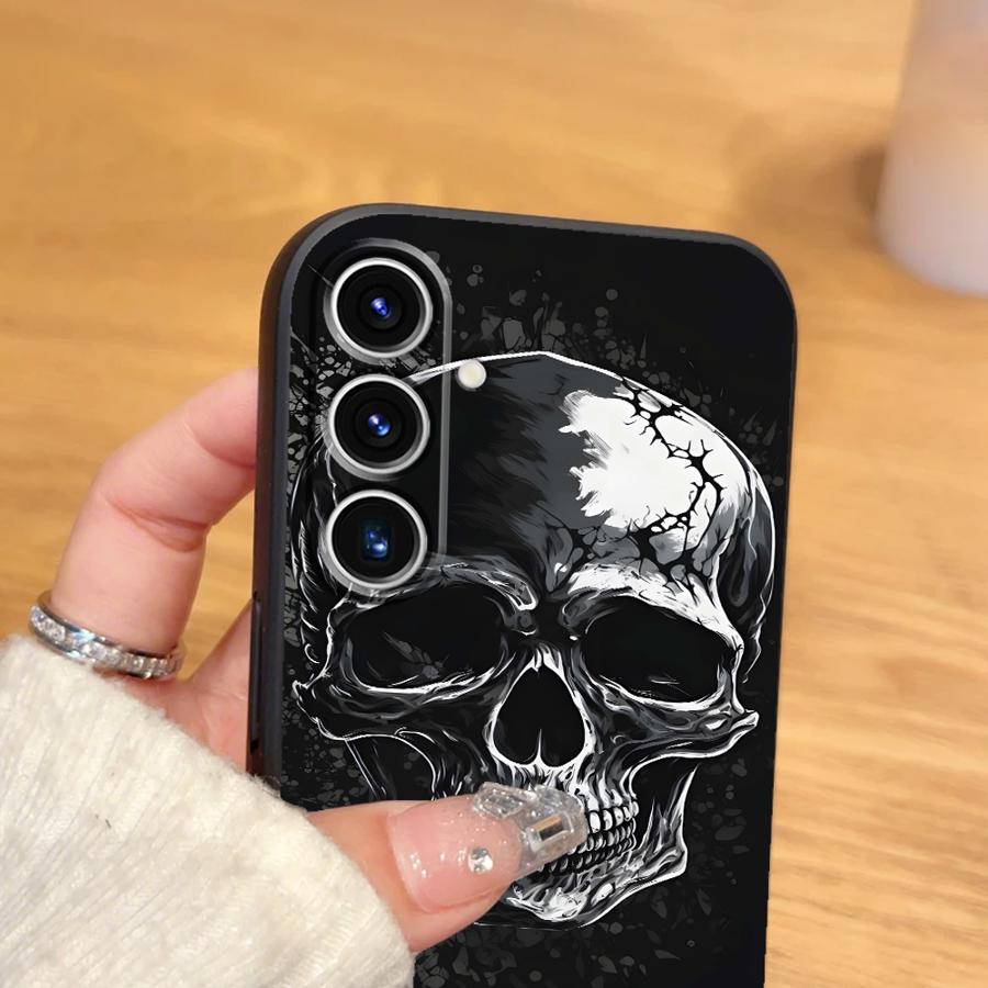 Черный Мягкий Чехол для Телефона для Samsung Galaxy A55 A34 A23 A52 A15 A32 A24 A53 A56 A54 A26 A25 A36 A16 A35 A17 A14 A06 A05 A12