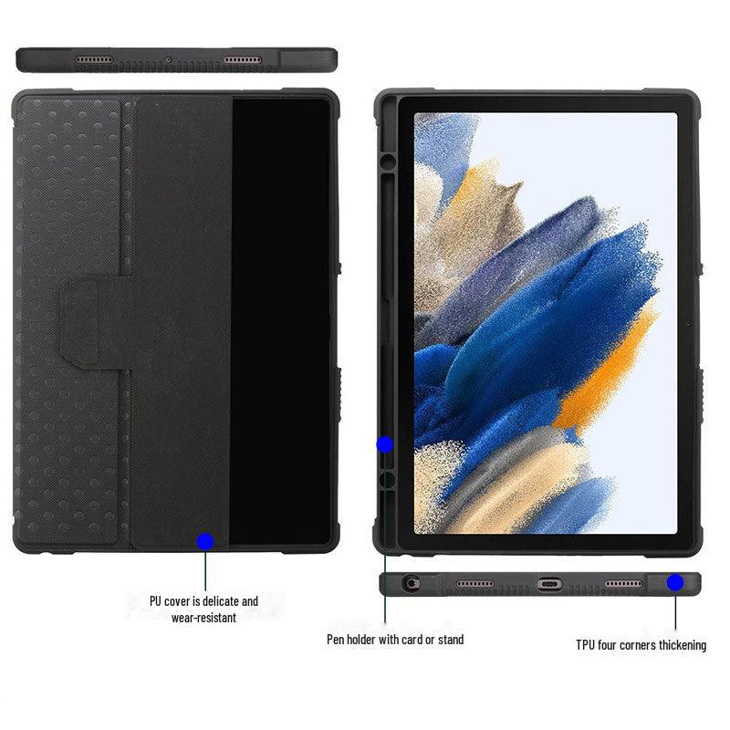 "Samsung Galaxy Tab A8 10,5-дюймовый 2022 кожаный защитный чехол с подставкой"
