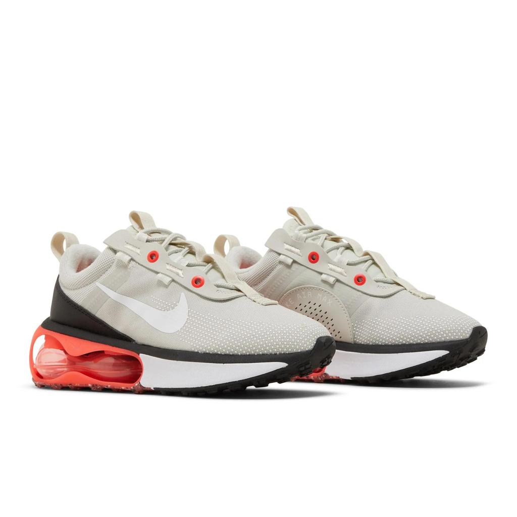Nike Womens Air Max 2021 'Light Bone Flash Crimson' (women's sizes) Light Bone / White / Flash Crimson Running Shoes DH5103 002