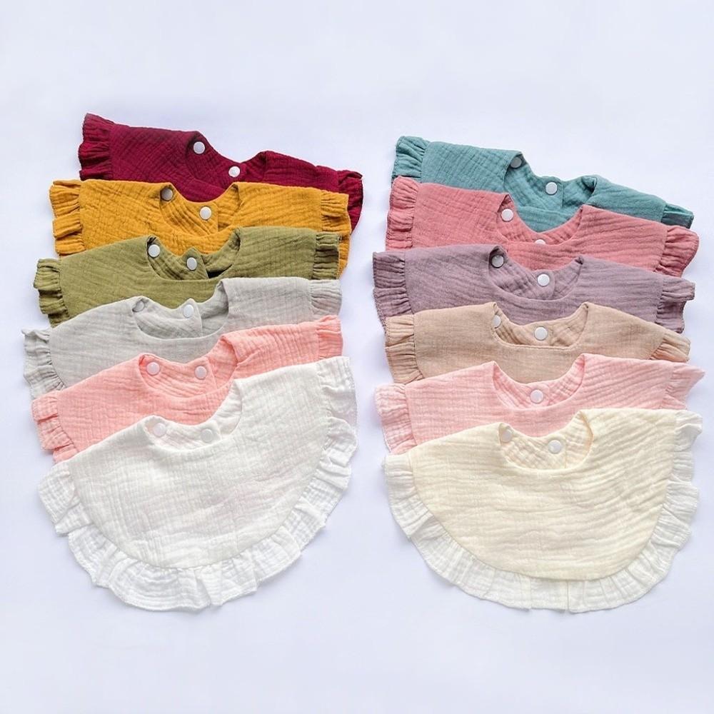 Cotton Drool Bibs Soft Saliva Towel New Burp Cloths Boys Girls