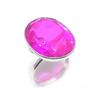 Розовый Аметист Ручной Работы Ювелирное Изделие Кольцо из Стерлингового Серебра 925 пробы Размер 7 z9y12