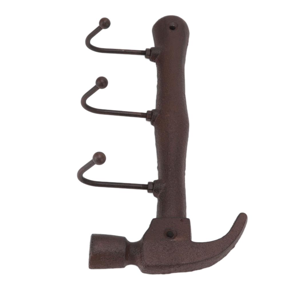 Крючок в индустриальном стиле, инновационный настенный декоративный крючок из чугуна, вешалка для одежды, подвеска для бара