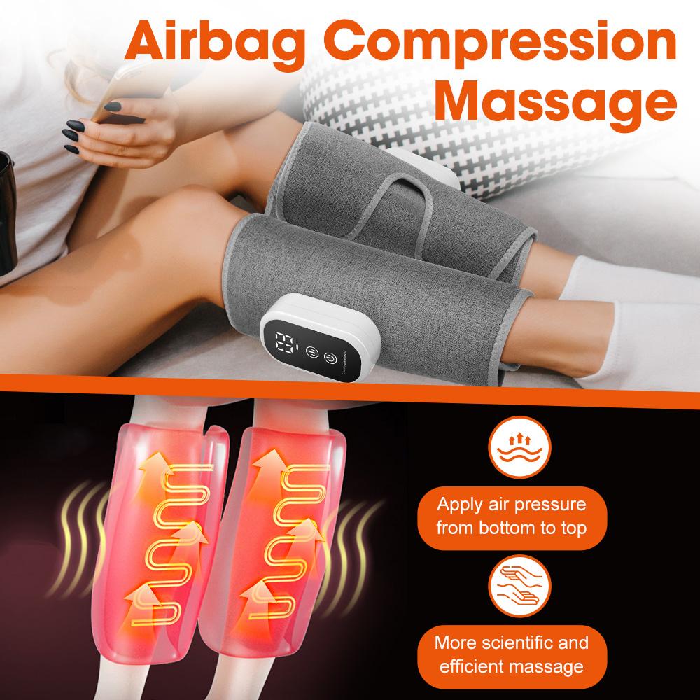 360° Air Pressure Calf Massager Eletric 3Mode Airbag Compresstion Vibration Leg Massage Foot Calf Muscle Relax Blood Circulation