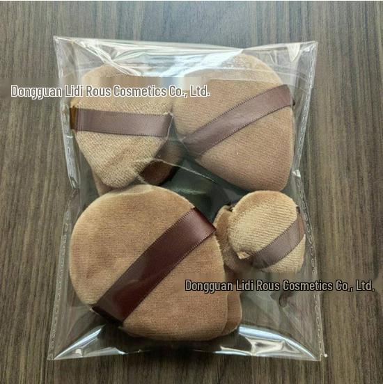 Teardrop Egg-Shaped Velvet Powder Puff for Wet and Dry Makeup Application